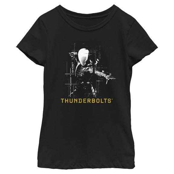 Girls Marvel: Thunderbolts Ghost Silhouette T Shirt