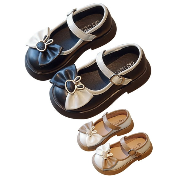 Girls Mary Jane Dress Shoes Toddler Little Kids Ballet Flower Girls Princess School Shoes 2-9Y