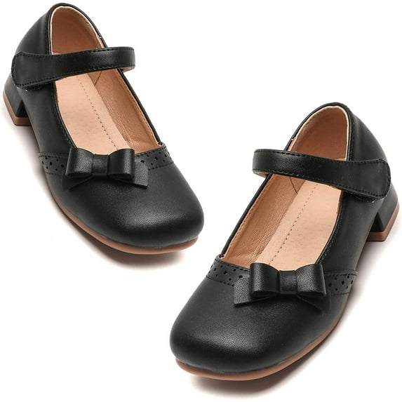 Girls Mary Jane Shoes School Dress Shoes Low Heel Party Wedding Shoes for Kids (Toddler/Little Kid/Big Kid)