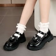 thumbnail image 1 of Girls Mary Jane Shoes School Uniform Slip On Dress Shoes Princess Hook and Loop Non-Slip Sole Casual Shoes for Kids, 1 of 6