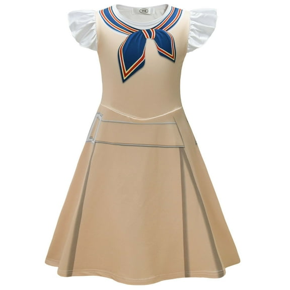 Girls Megan Short Sleeve Costume Kids Halloween Party Dress, Size 4-5