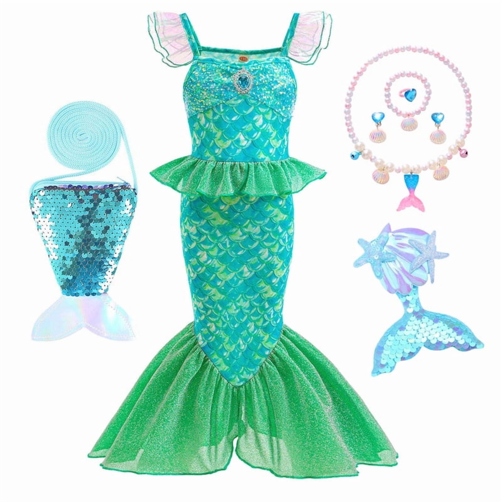 chinese dress ladies Little Adventures Mermaid Party Dress Up Costume main image 0