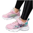 thumbnail image 1 of Girls Mesh Running Shoes Cute Cartoon Color Block Kids Princess Shoes Lightweight Tennis Shoes Casual Hook and Loop Sneakers Pink 12 Little Kid, 1 of 7