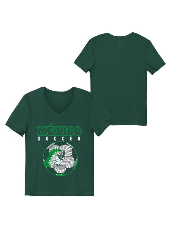 National Team Youth Girls Green Soccer Ball Graphic Tee