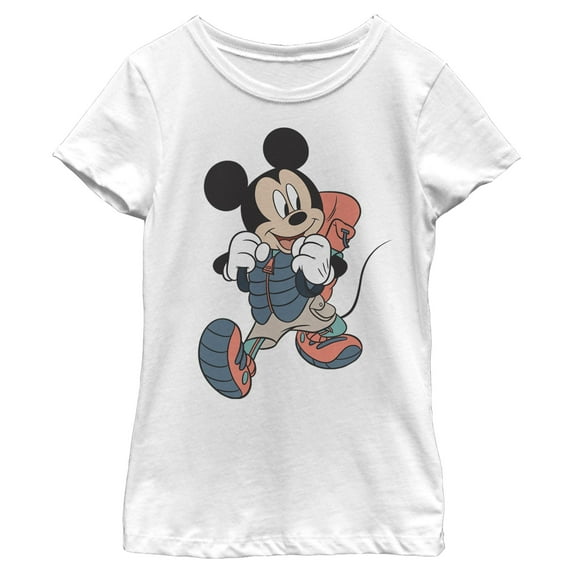 Girls Mickey & Friends Backpacking T Shirt