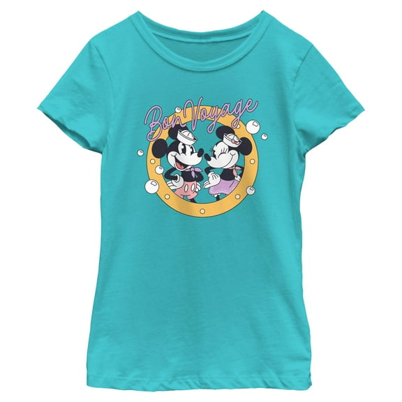 Girls Mickey & Friends Bon Voyage Duo T Shirt
