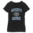 thumbnail image 1 of Girls Mickey & Friends Duo College Badge T Shirt, 1 of 4