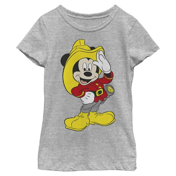 Girls Mickey & Friends Firefighter Mouse T Shirt