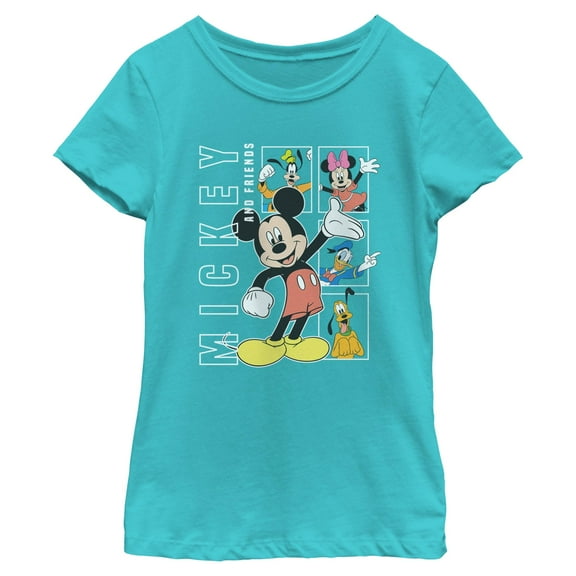 Girls Mickey & Friends Happy Pals T Shirt