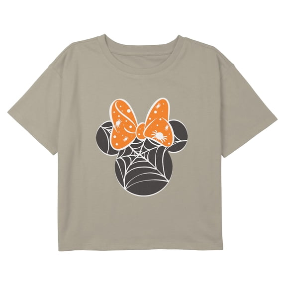 Girls Mickey & Friends Orange Bow T Shirt
