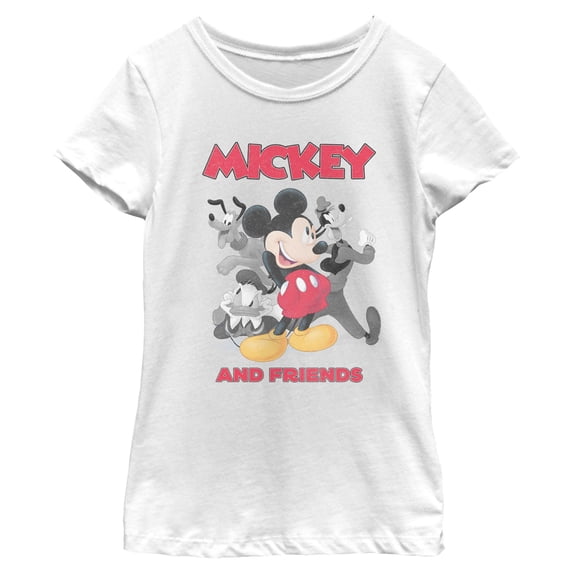 Girls Mickey & Friends Original Pals T Shirt