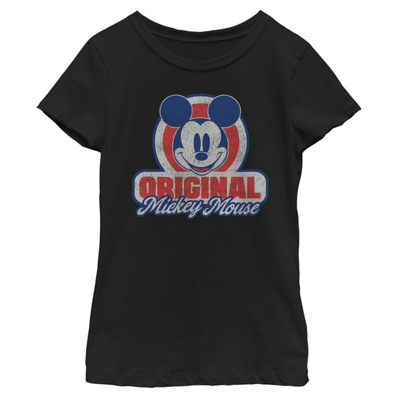 Girls Mickey & Friends Original Retro Logo T Shirt