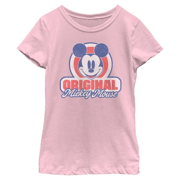 Girls Mickey & Friends Original Retro Logo T Shirt