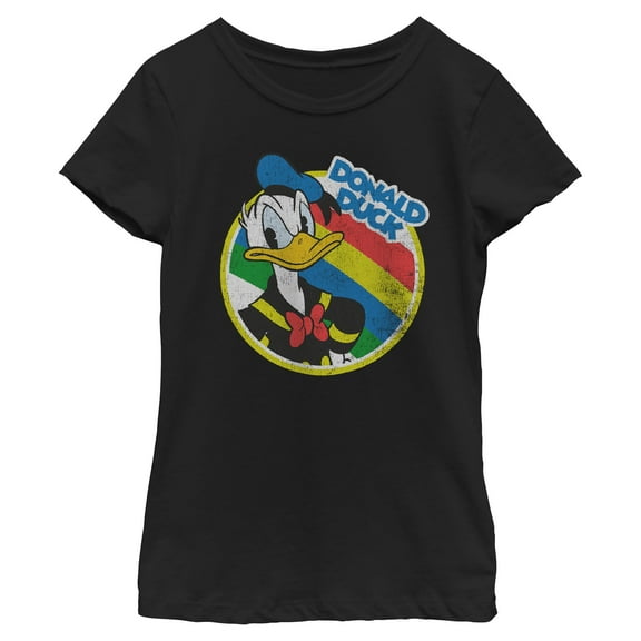 Girls Mickey & Friends Serious Donald Duck T Shirt