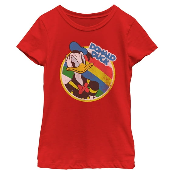 Girls Mickey & Friends Serious Donald Duck T Shirt