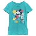 thumbnail image 1 of Girls Mickey & Friends Since 1918 Retro T Shirt, 1 of 4