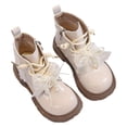 thumbnail image 1 of Girls Midâcalf Boots Insulated Girls Insulated Winter Boots Nonâ Outsole Laceâup Party Dress Up Low Heel Girls Winter Shoe Boots, 1 of 6