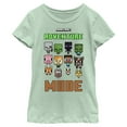 thumbnail image 1 of Girls Minecraft Adorable Adventure Mode T Shirt, 1 of 4