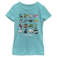 thumbnail image 1 of Girls Minecraft Animals Icons T Shirt, 1 of 4