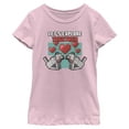 thumbnail image 1 of Girls Minecraft Valentine's Day Wolf Let's Explore Together T Shirt, 1 of 4