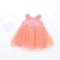 thumbnail image 1 of Girls Mini Tutu-Dresses Tiered Tulle Toddlers Kids Cute Sleeveless Round Neck Solid Color Pullover Birthday Party A-Line Dress, 1 of 8