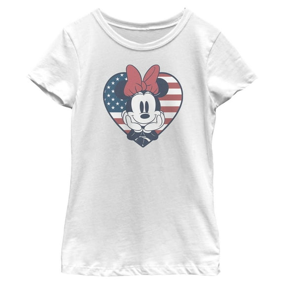 Girls Minnie Mouse American Sweetheart T Shirt