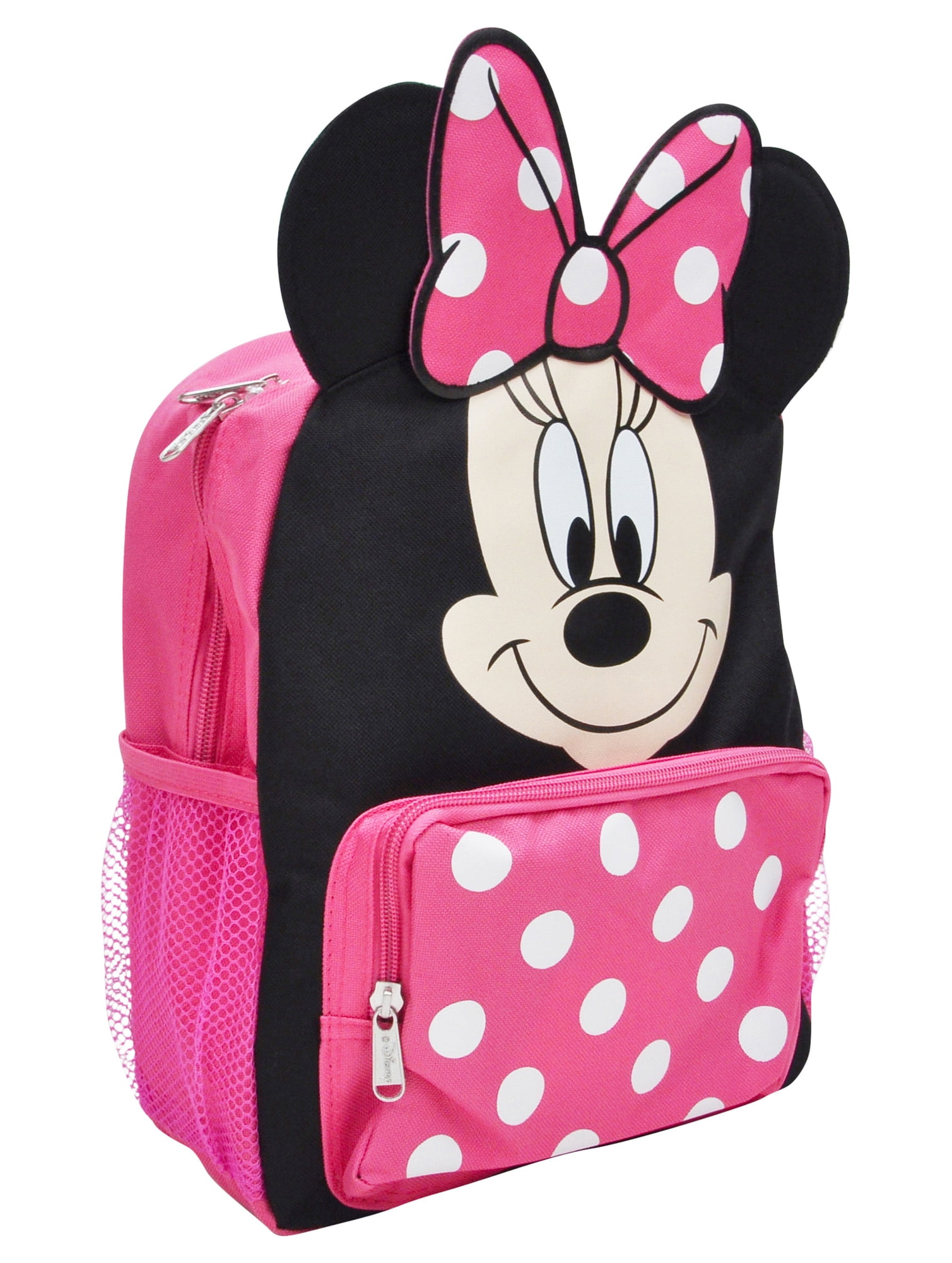 Ruz Minnie Mouse 15 School Bag Backpack (Red-Pink)