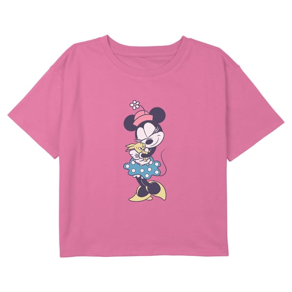 Girls Minnie Mouse Classic Minnie and Bunny T Shirt