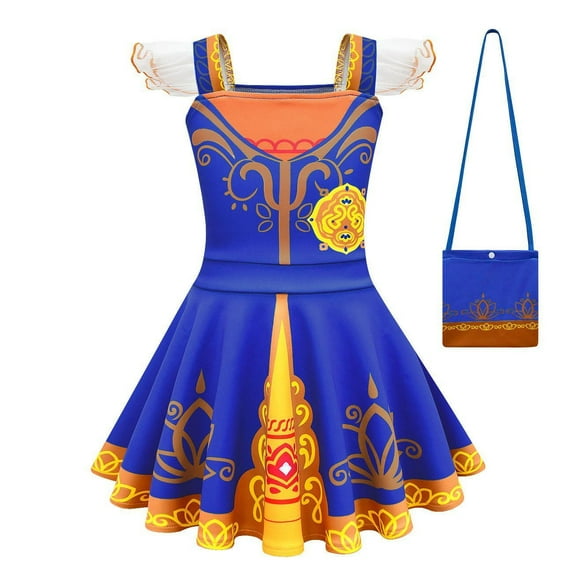 Girls Costume Dress Princess Dress Outfits Halloween Cosplay Skirt