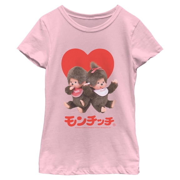 Girls Monchhichi Cutest Duo Ever Photo T Shirt