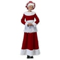 thumbnail image 1 of FUN Costumes Mrs. Claus Girl's Fancy-Dress Costume, M, 1 of 3