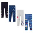 thumbnail image 1 of Girls Multipack Leggings Skinny Cotton Leggings, 4-Pack, Sizes 2T-7T, 1 of 4