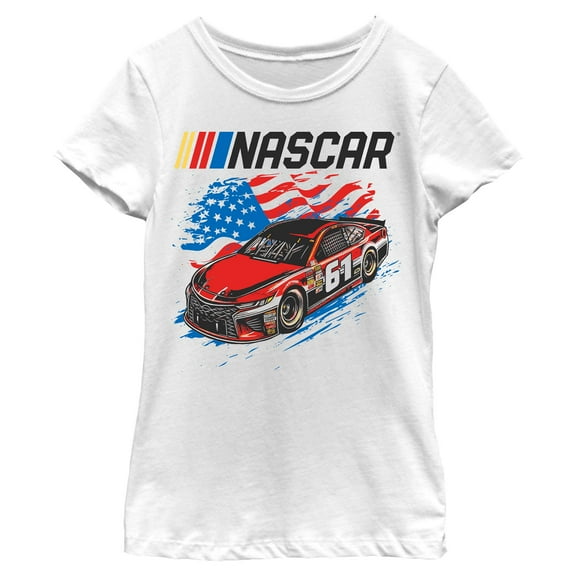 Girls NASCAR American Racing Car 61 T Shirt