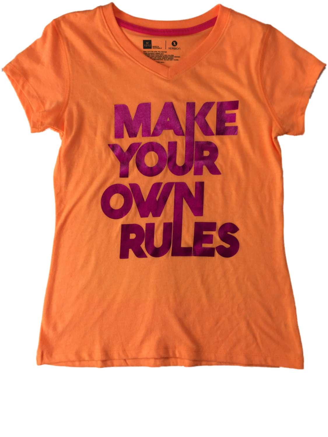 Girls neon cheap t shirt