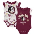 thumbnail image 1 of Girls-Newborn Garnet Florida State Seminoles Happy Hearts  2-Pack Bodysuit Set, 1 of 5