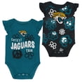 thumbnail image 1 of Girls Newborn & Infant Outerstuff Jacksonville Jaguars The Sunshine Two-Piece Bodysuit Set, 1 of 5