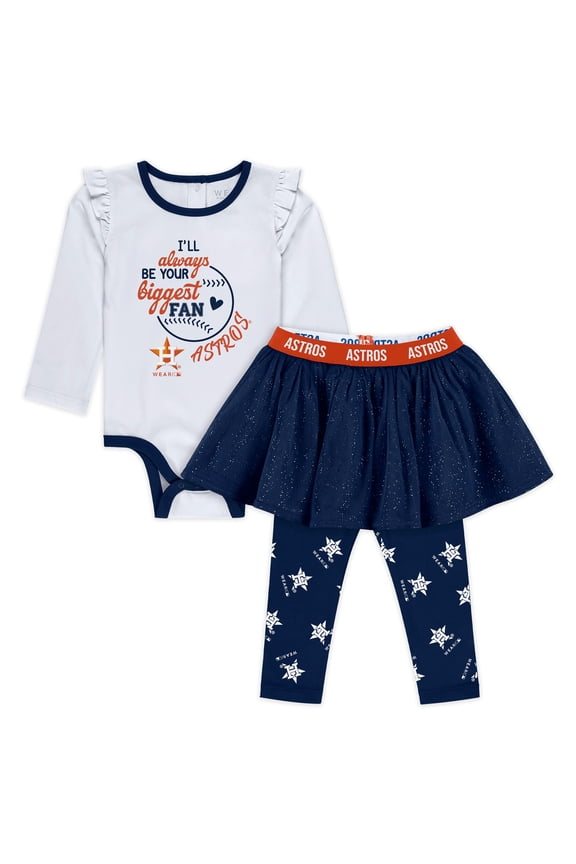 Girls Newborn & Infant WEAR by Erin Andrews Houston Astros Three-Piece Tutu Set