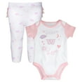 thumbnail image 1 of Girls Newborn & Infant White Washington Commanders Spreading Love Bodysuit and Tutu Leggings Set, 1 of 4