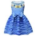 thumbnail image 1 of Girls Neytiri Dress Cartoon Sleeveless Sundress Halloween Cosplay Dress, 1 of 6