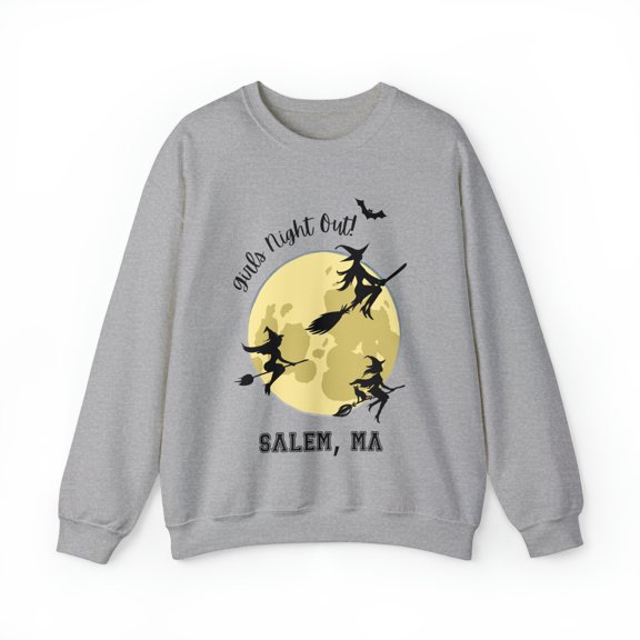 Girls Night Out Salem MA, At Night We Fly Sweatshirt