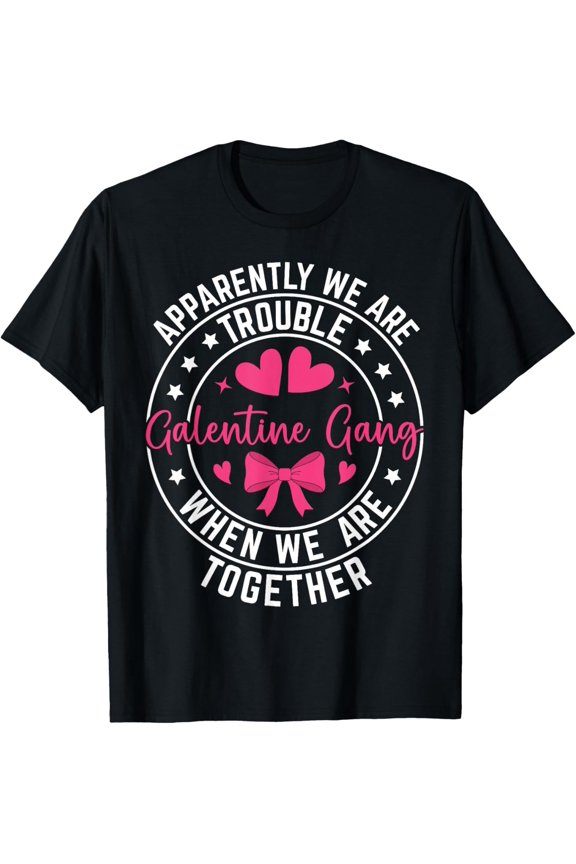 Girls Night Squad Galentines Day T-Shirt