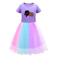 thumbnail image 1 of Girls Ninja Kidz Tutu Dress – Cute Short Sleeve Party with Colorful Tulle – Summer Outfit for Kids with Fun Cartoon Design, 1 of 4