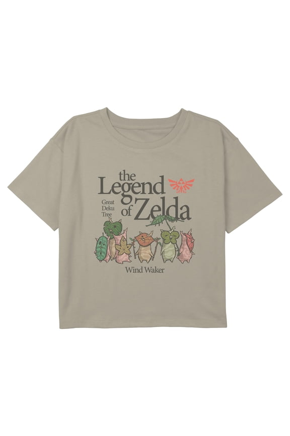 Girls Nintendo Great Deku Tree Lineup T Shirt