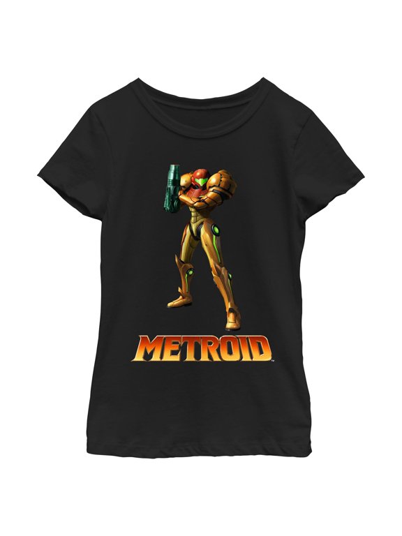 Girls Nintendo Prime Samus Aran Full Shot T Shirt