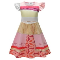 Girls Ocean Princess Costume Movie Role Play Halloween Party Dress, Size 4-5