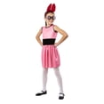 thumbnail image 1 of Girls Officially Licensed Warner Brothers Power Puff Blossom Halloween Costume S, Pink, 1 of 7