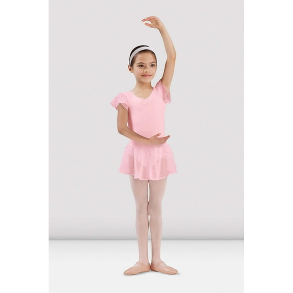 Girls Olesia Georgette Sequin Skirt, Candy Pink