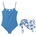 thumbnail image 1 of Girls One Piece Swimsuit Quick-Dry Girls Bathing Suit&nbsp;size 8 Ruffle Ruched Swimwear Floral Print Girls Swimsuits Size 14-16, 1 of 6
