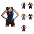 thumbnail image 1 of Girls One Piece Swimsuit with Contrast Trim Comfortable Summer Bathing Suit for Ages 9-16, Machine Washable & Durable, 1 of 4