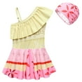 thumbnail image 1 of Girls One Piece Swimsuits Ruffle Bathing Suit Moana Princess Swimwear, 1 of 6